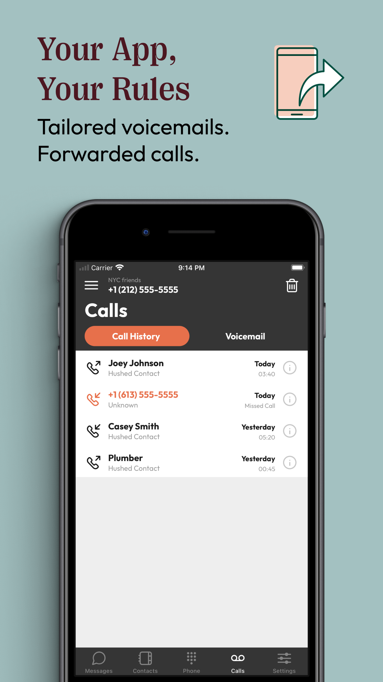 Hushed: UK Second Phone Number
