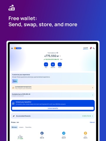 Bit2Me - Buy Cryptocurrencies iPad screenshot 3