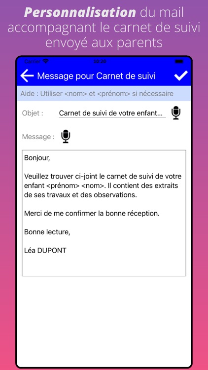 Carnets de Suivi Maternelle screenshot-4