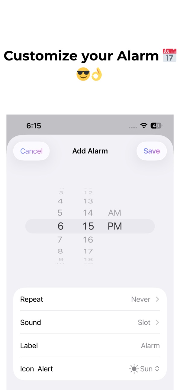 iPhone screenshot