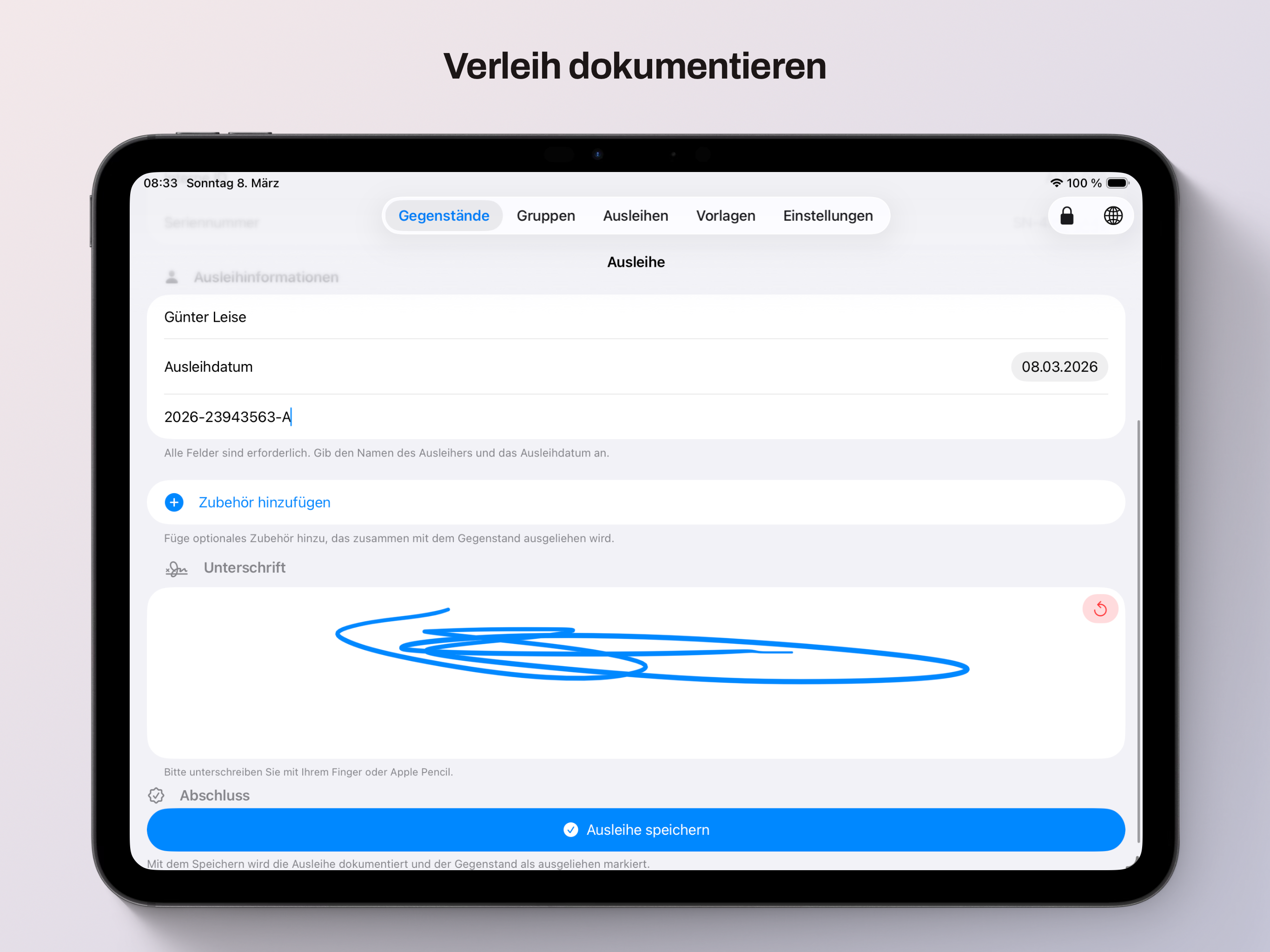 LoanHalpper – Geräteverleih screenshot 10