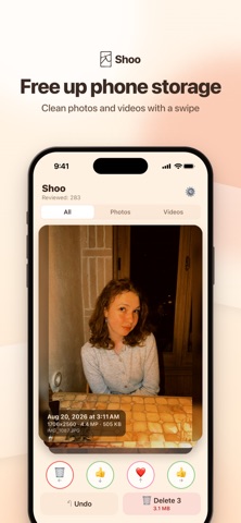 Shoo: Swipe Photo Cleaner screenshot 1