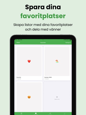 Ställplatser iPad screenshot 5
