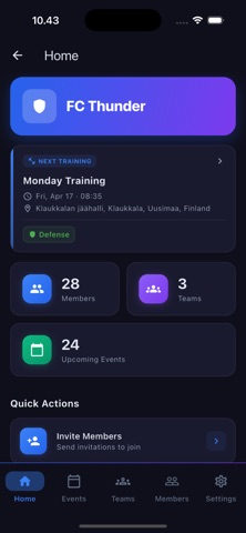 ClubDeck screenshot