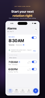Shift Work Alarm: Roster screenshot 8