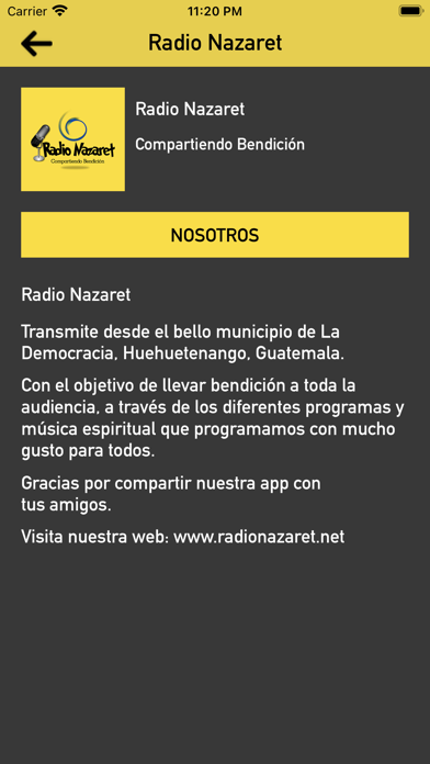 Screenshot #2 pour Radio Nazaret