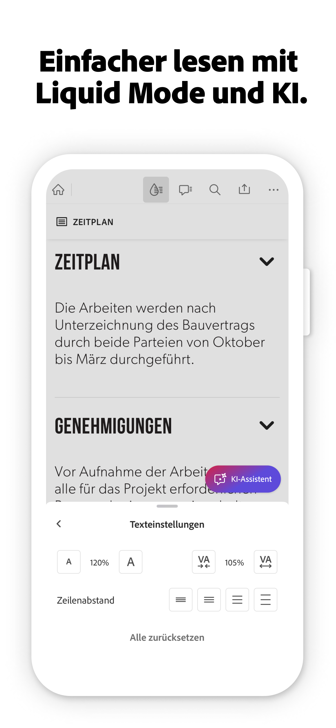 Adobe Acrobat Reader für PDF