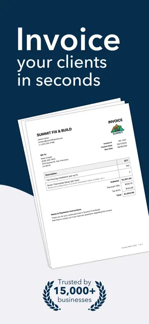 Simple Invoice Maker - App screenshot 1