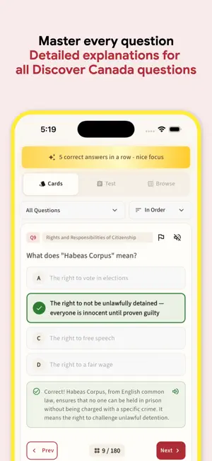 Citizen Pass: Canada Test Prep screenshot 3