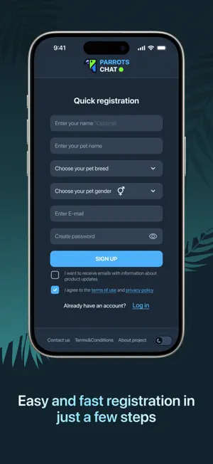ParrotsChat screenshot 2