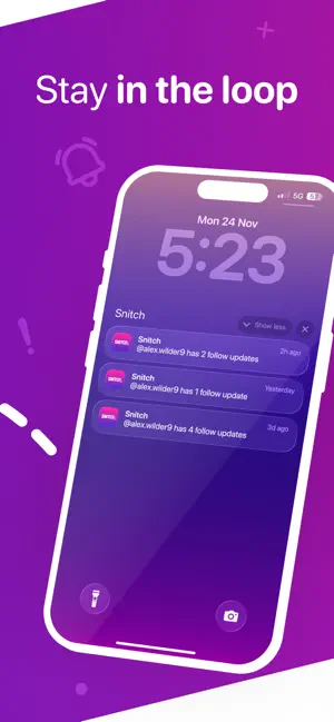 Snitch: Follow Updates screenshot 3