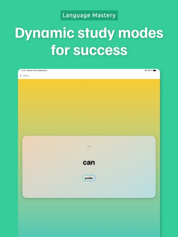 FlashCards - learn languages iPad screenshot