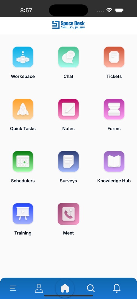 SpaceDesk App - Productivity App | MWM