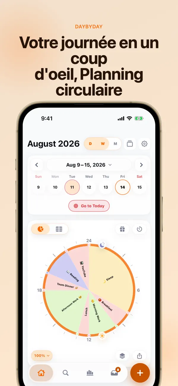 Screenshot #1 pour DayByDay Planificateur