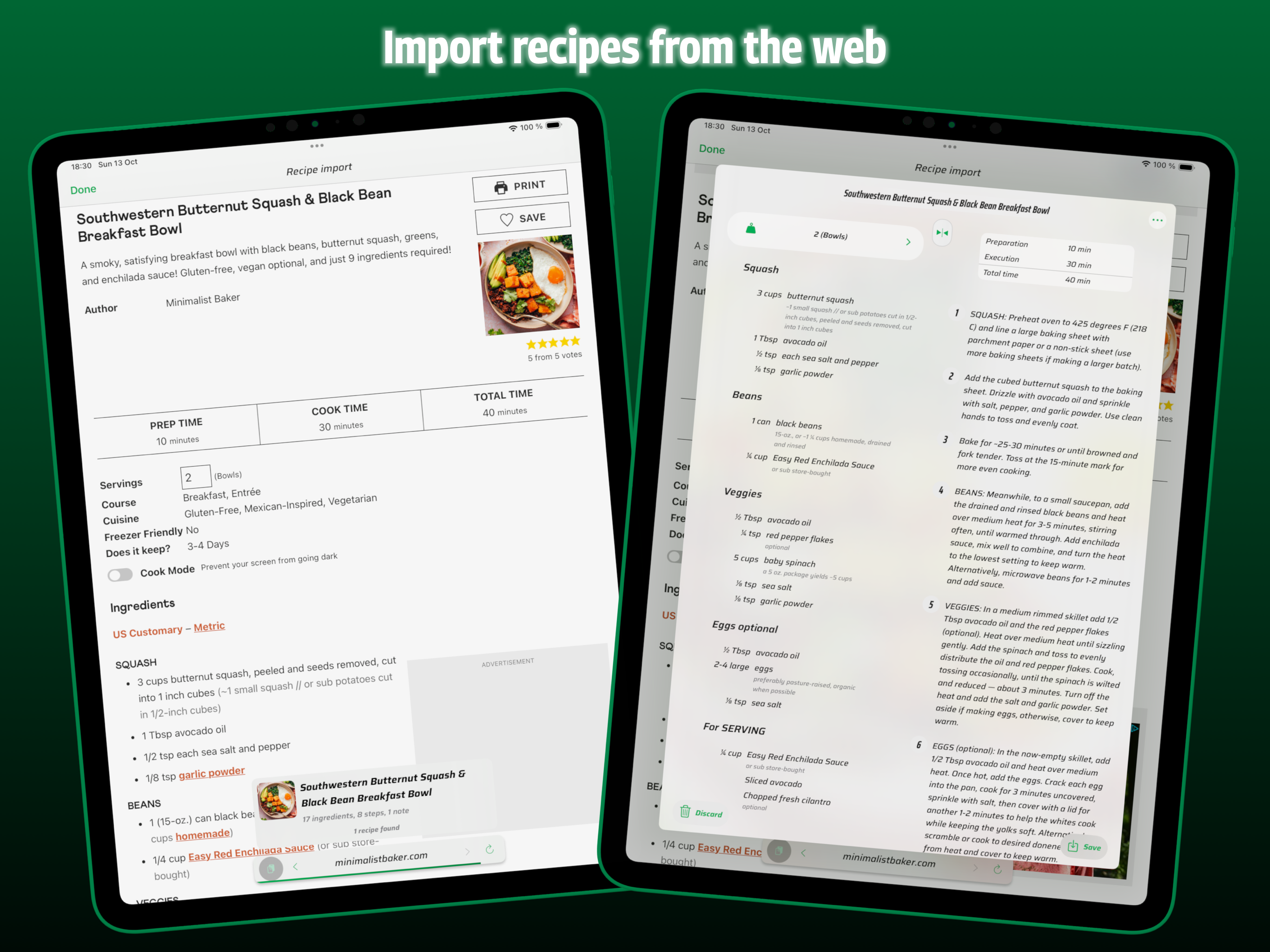 Recipe Keeper - Taste