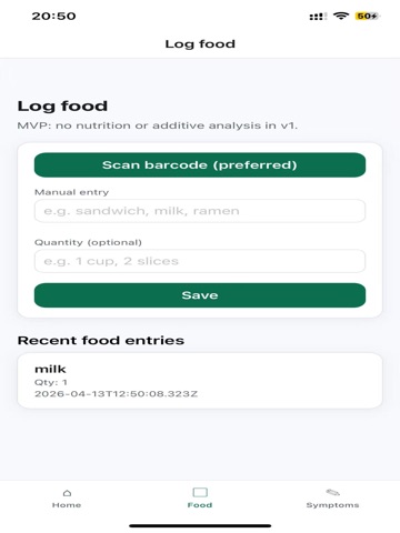 App screenshot