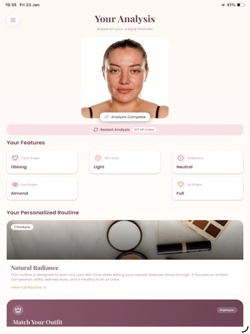 MUA - AI Makeup Artist iPad screenshot