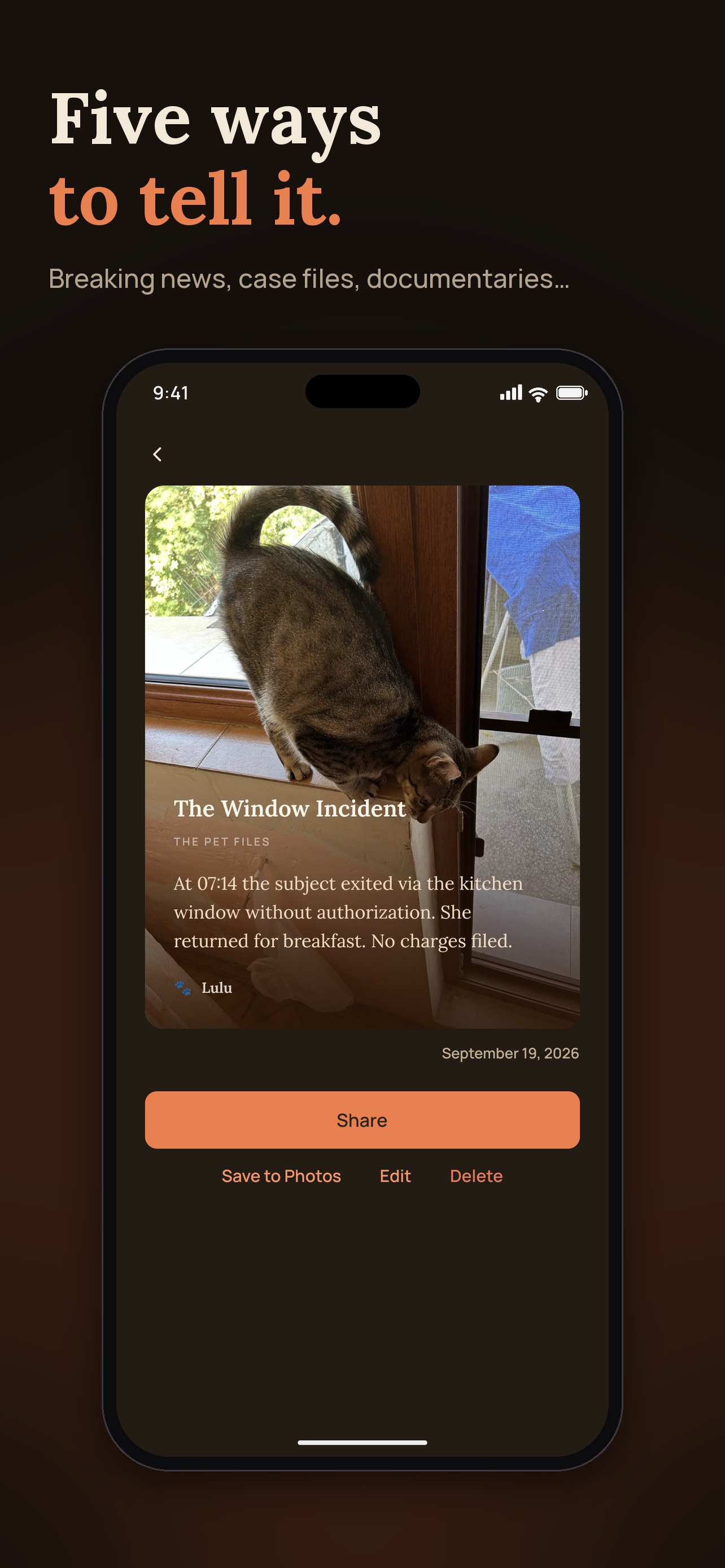 Screenshot 2 of The Pet Files: Pet Journal