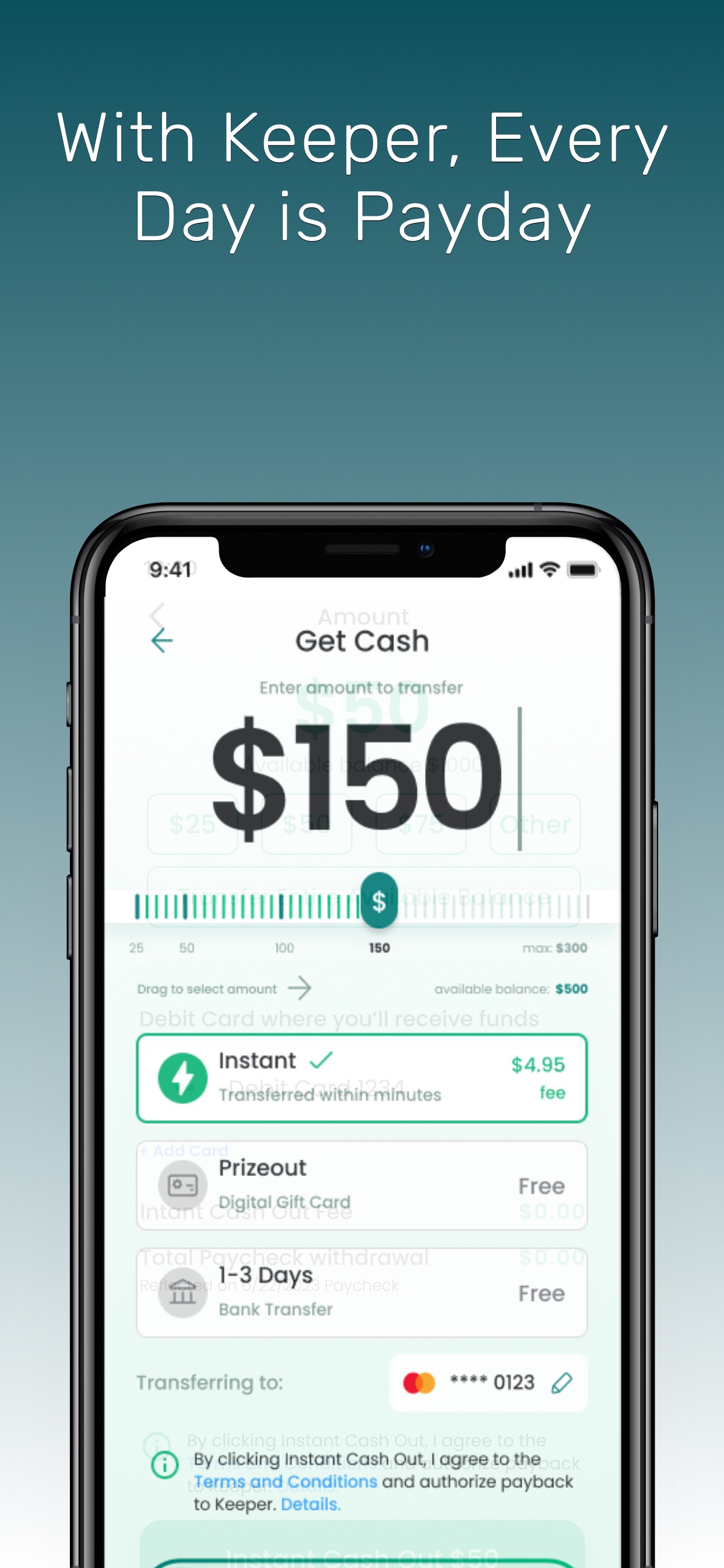 Paid Keeper - Same Day Pay 스크린샷 3