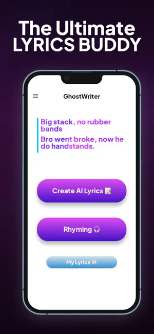 Ghost Writer: Song Writing App screenshot 4