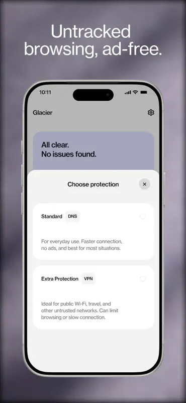 Glacier App screenshot 1 of 3