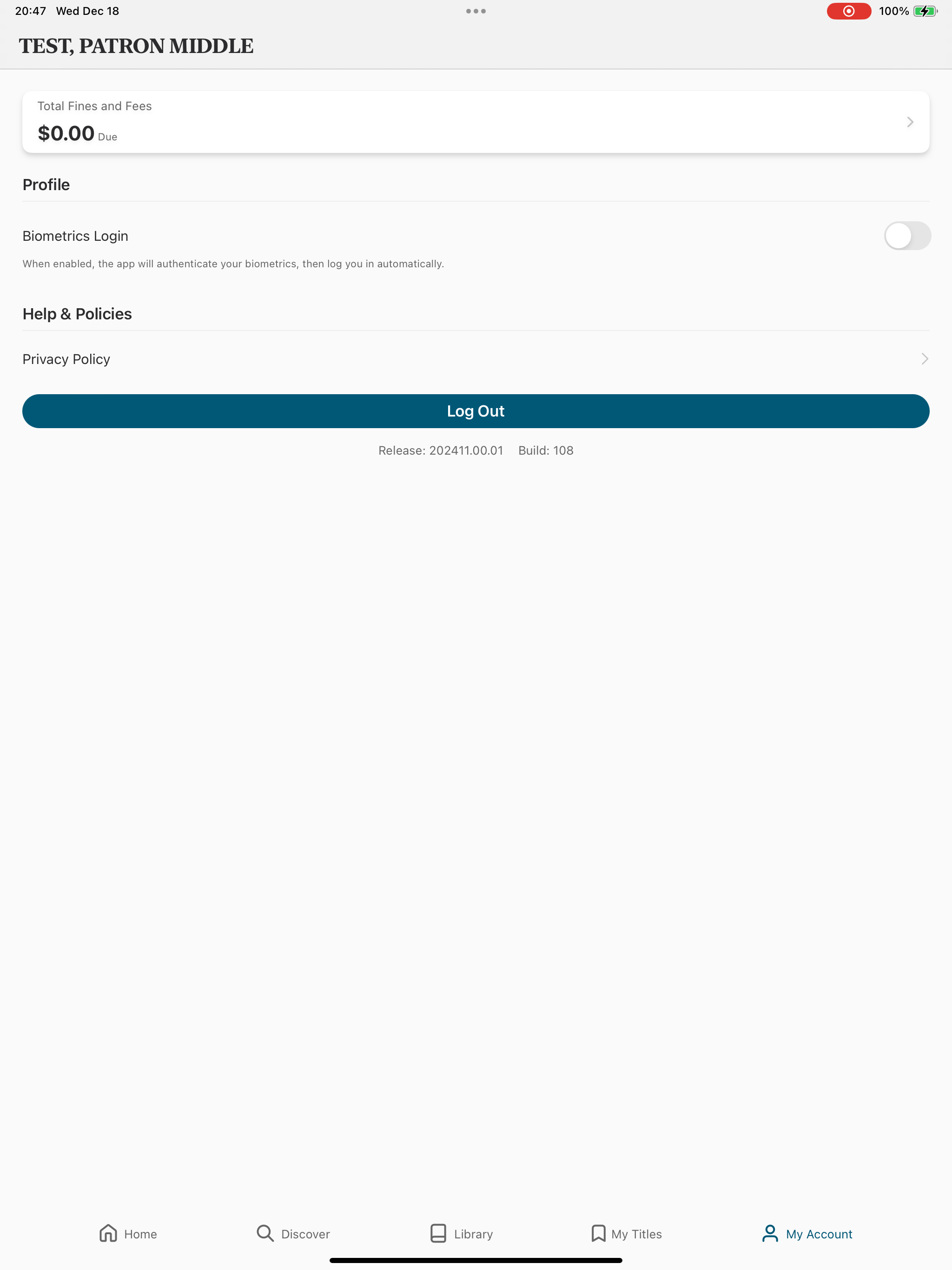 ALS Library App