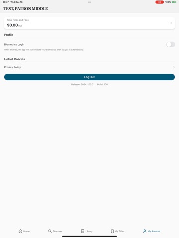 App screenshot
