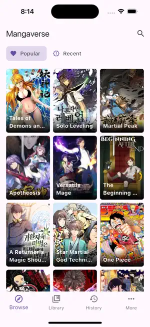 Mangaverse: Comic & Manga screenshot 1