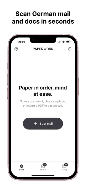 PAPERWORK - Mail scanner screenshot 1