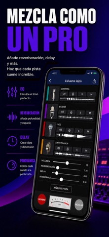 MicSwap MultiTrack Pro: Grabar App Store preview screenshot 4