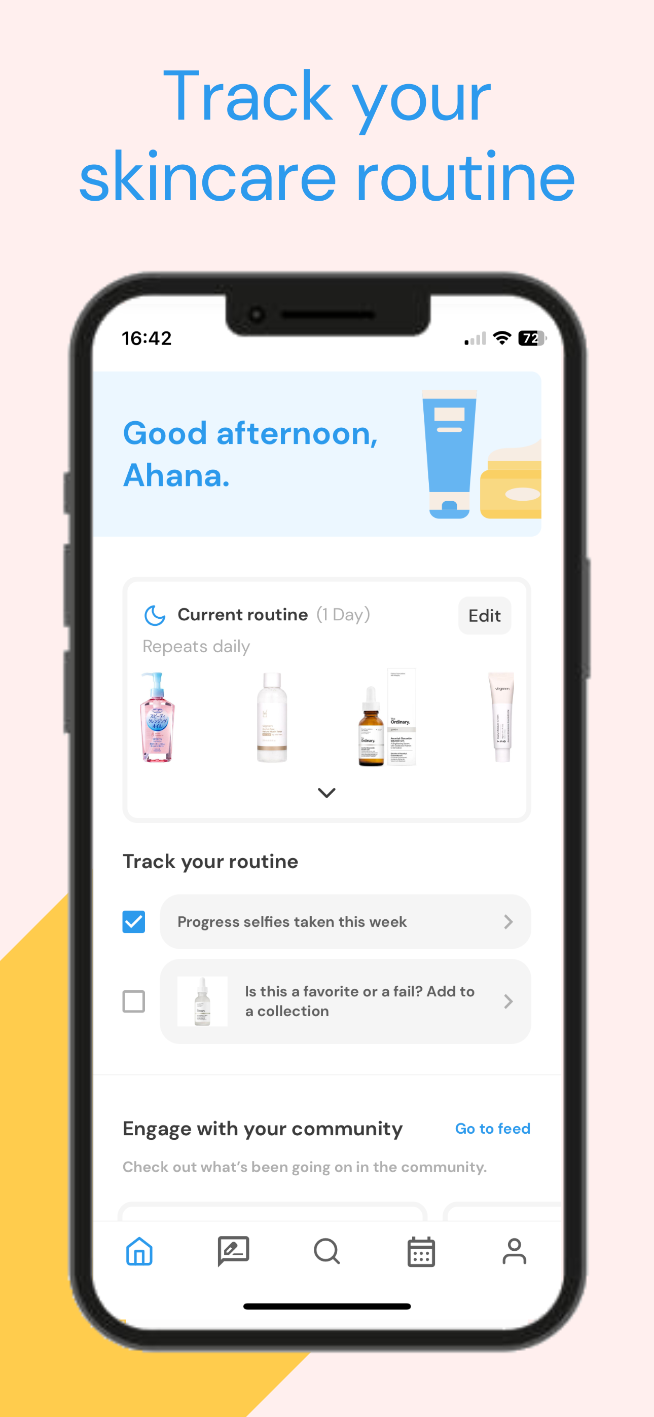 Clear: Social Skincare Tracker