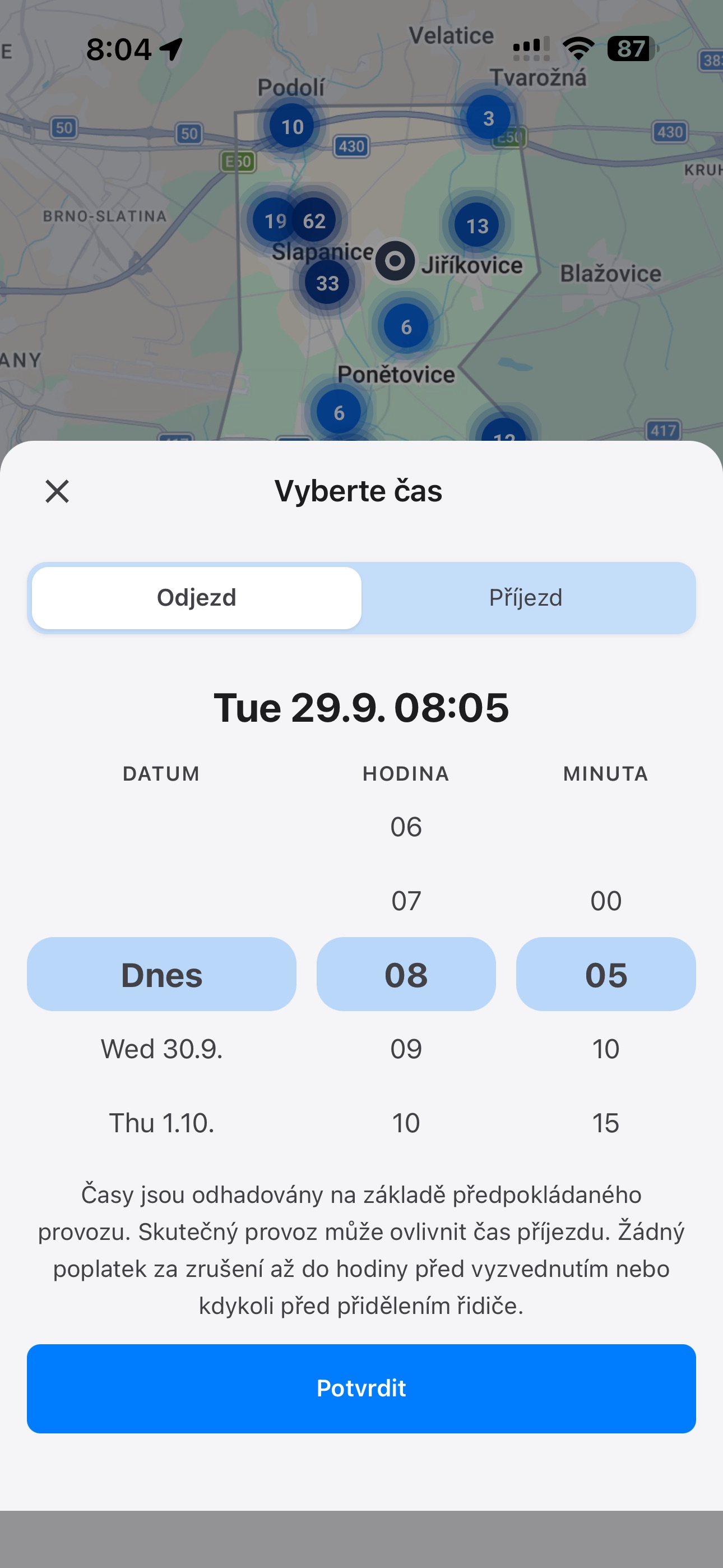 Screenshot 3 of Poptávková doprava Šlapanicka