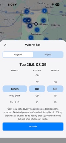 Poptávková doprava Šlapanicka screenshot 3