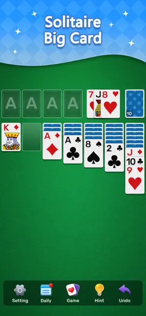 Solitaire Lite - Big Card screenshot 3