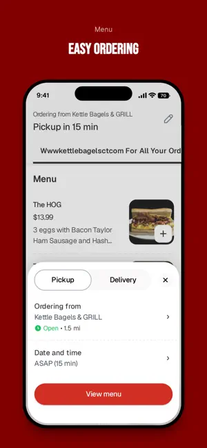 Kettle Bagels & GRILL screenshot 3