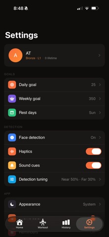 OneMore - Push-ups Counter screenshot