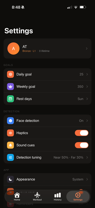 OneMore - Push-ups Counter Screenshot 7 of 10