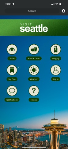 Seattle Travel Planner screenshot