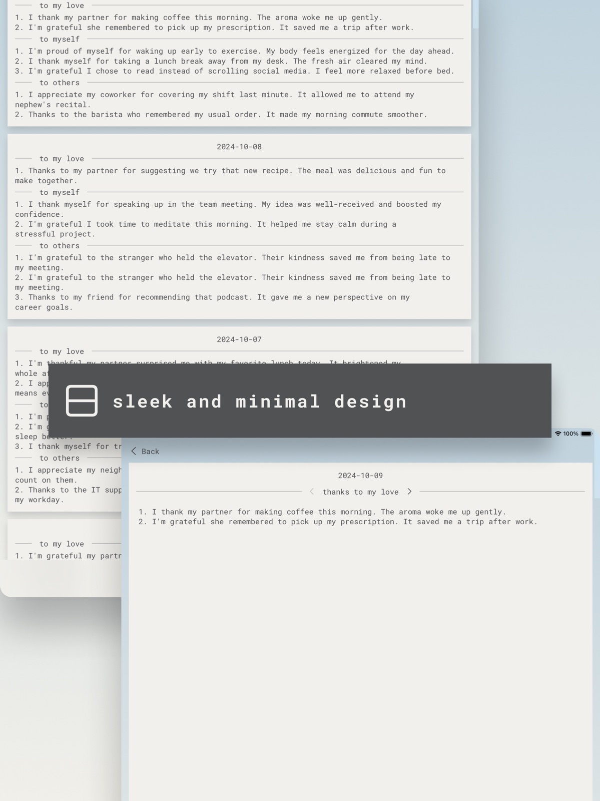 NoteThanks ipad screenshot 2