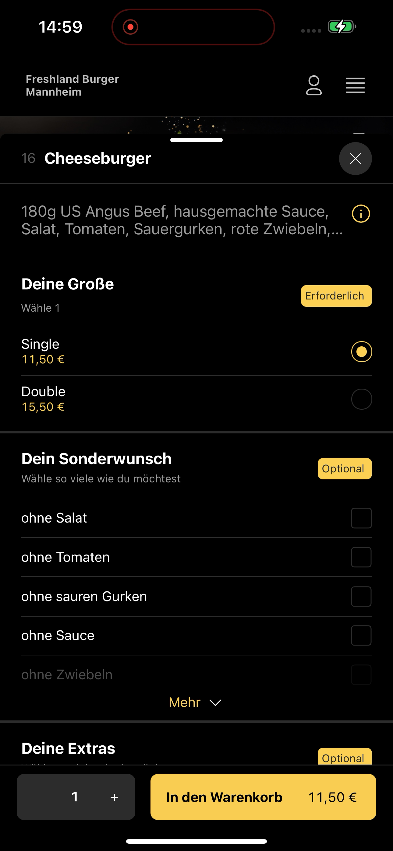 Freshland Burger Mannheim screenshot 7