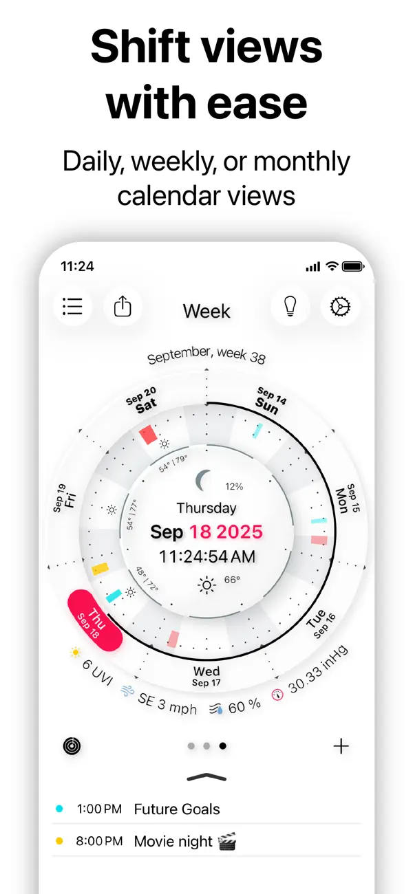 #3. Calendar planner - CircleTime (iOS) Με: Galilea, d.o.o.