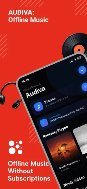Audiva: Offline Music screenshot 1