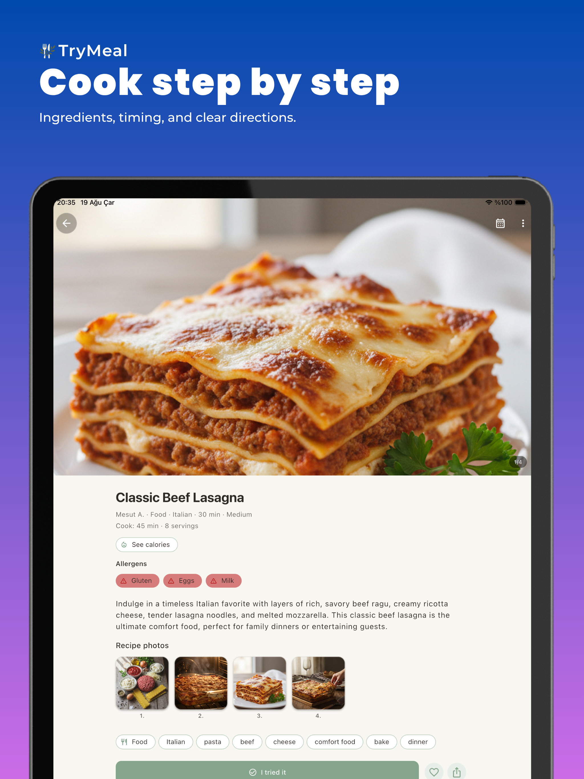 TryMeal AI Recipe & Meal Chef screenshot 9