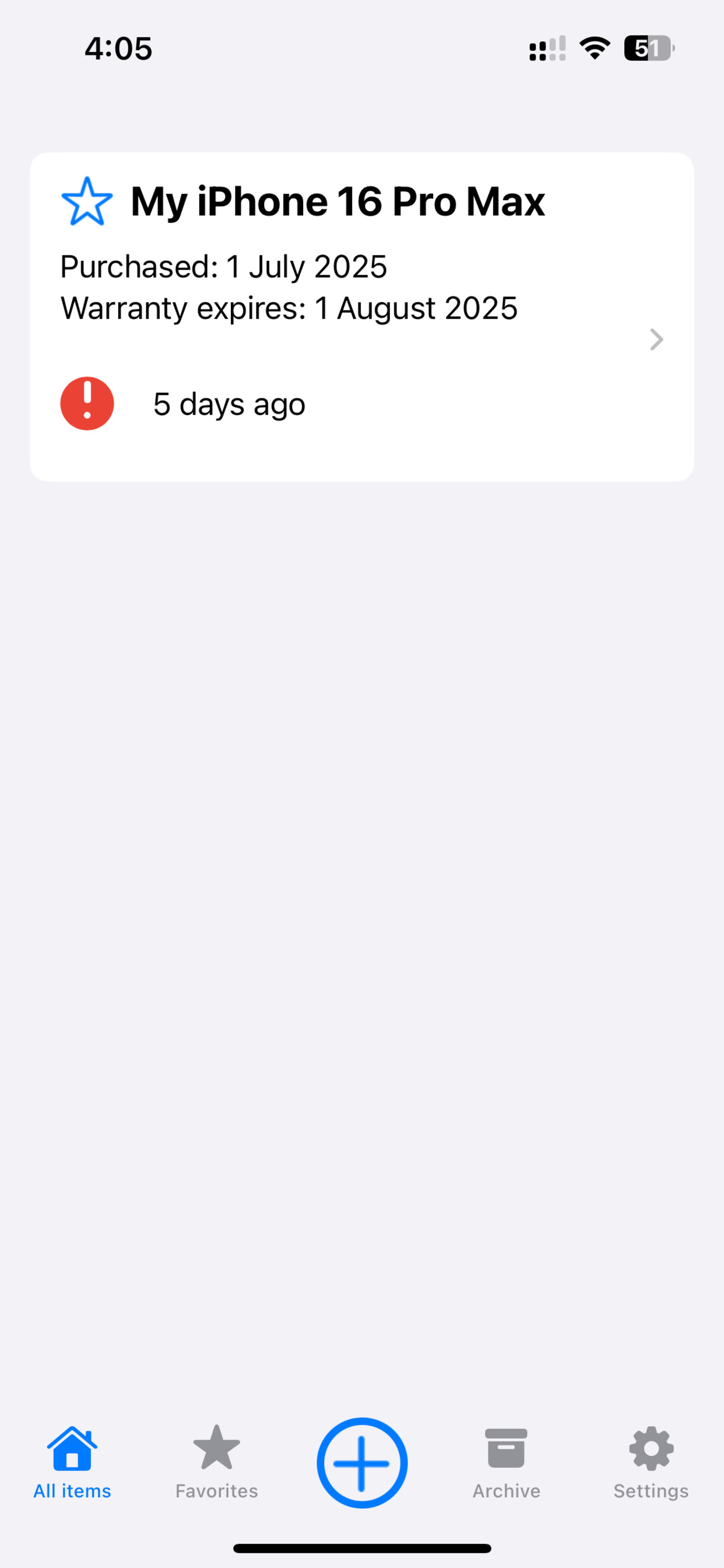 Garanty screenshot 3