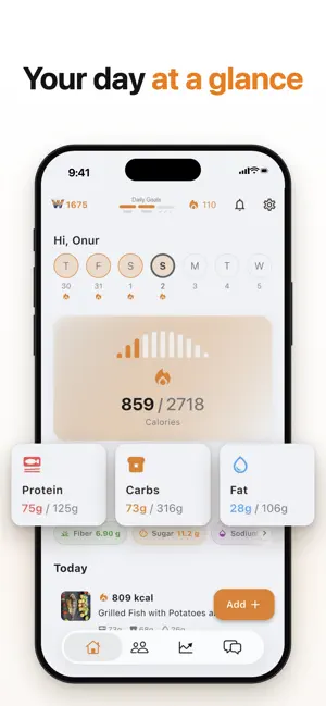 FitWow: AI Calorie Counter screenshot 2