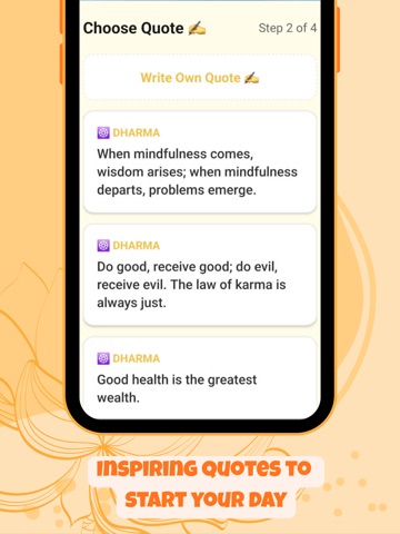 Hello Monday: Thai Flower Card iPad screenshot