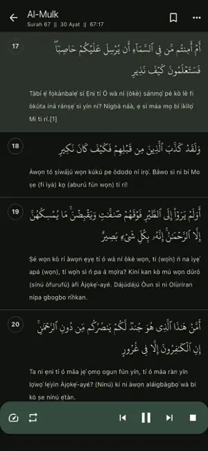AudioQuran Yoruba screenshot 4