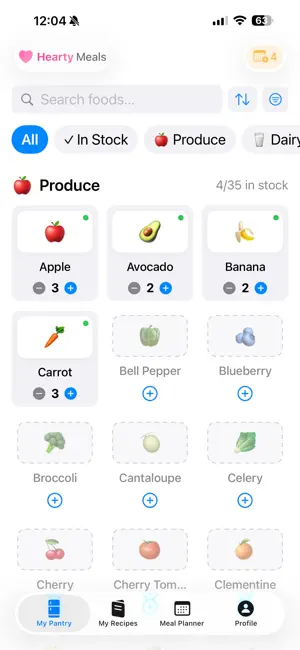 Hearty Meals: Family Recipes screenshot 1