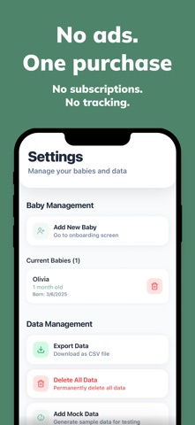 Buggy: Baby Tracker & Log Screenshot 4 of 5