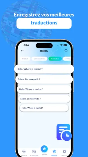 Capture d'écran de Nextrans: AI Traducteur Chat sur iPhone 5